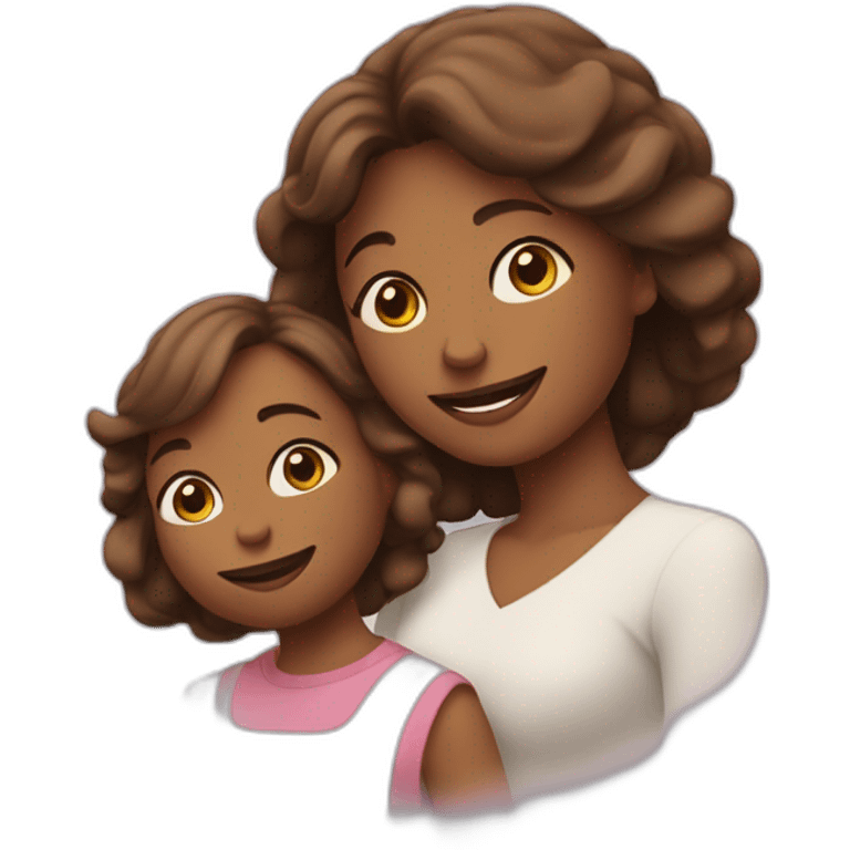 Maman et enfant emoji