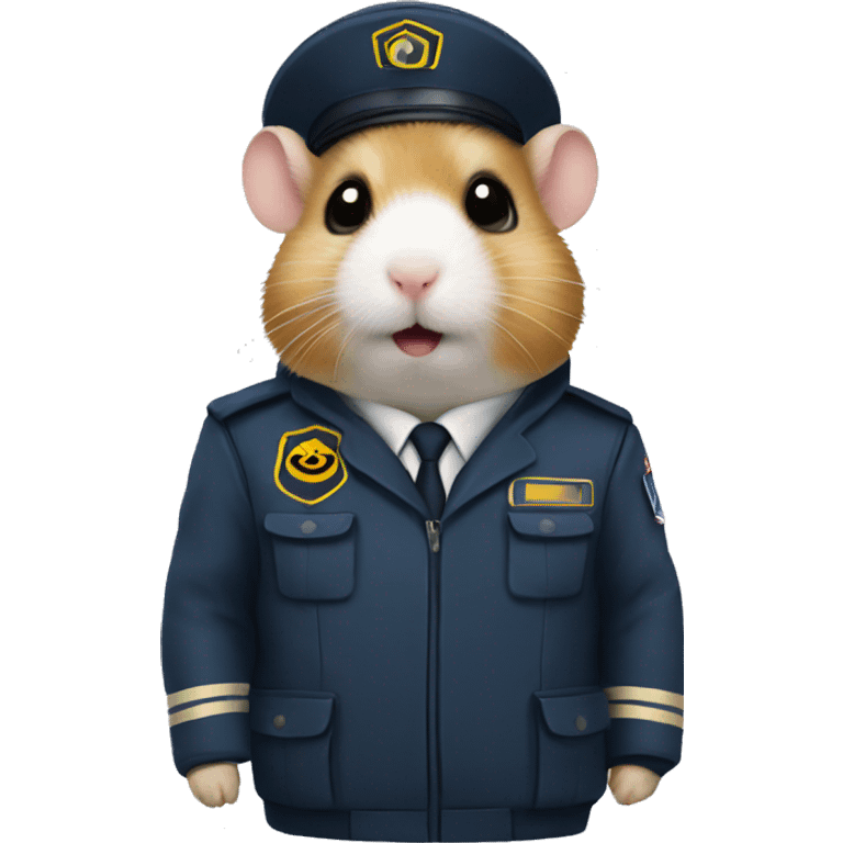 Pilot hamster emoji