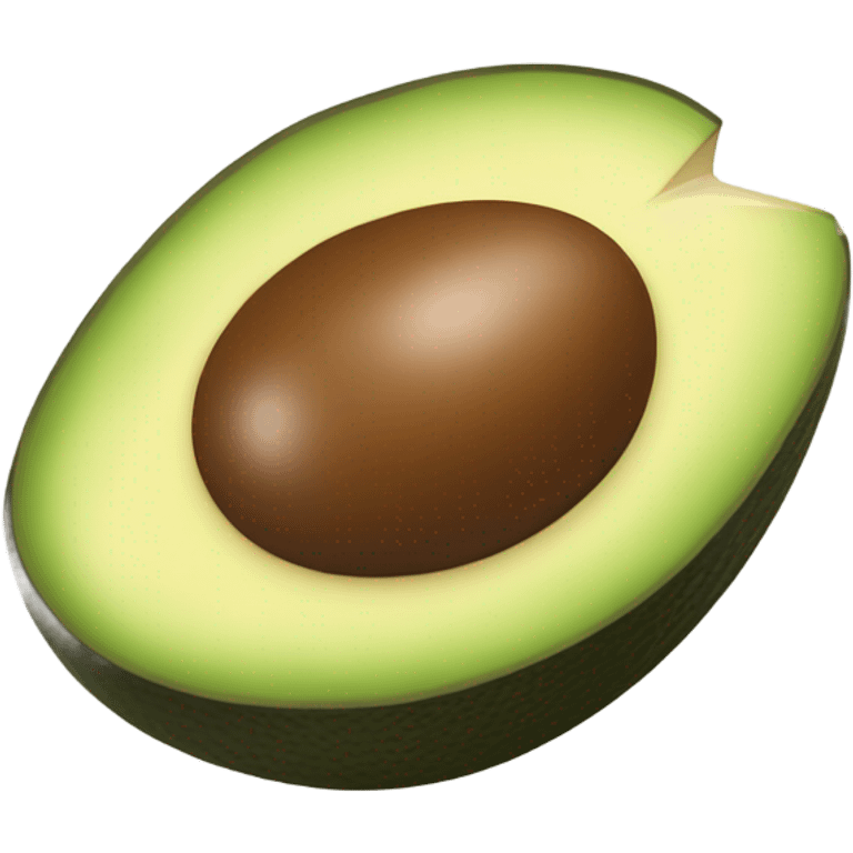 Slices of avocado emoji