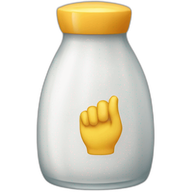 salt shaker with pinched fingers emoji