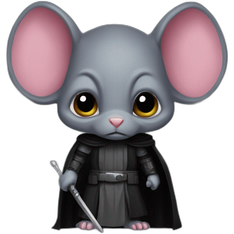 A sith lord rat emoji