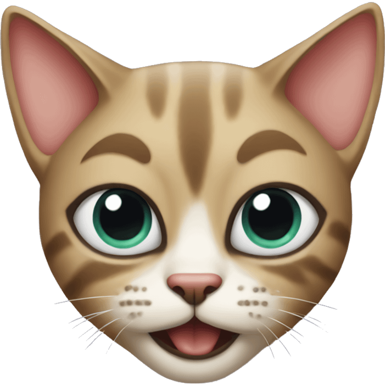 freaky cat emoji