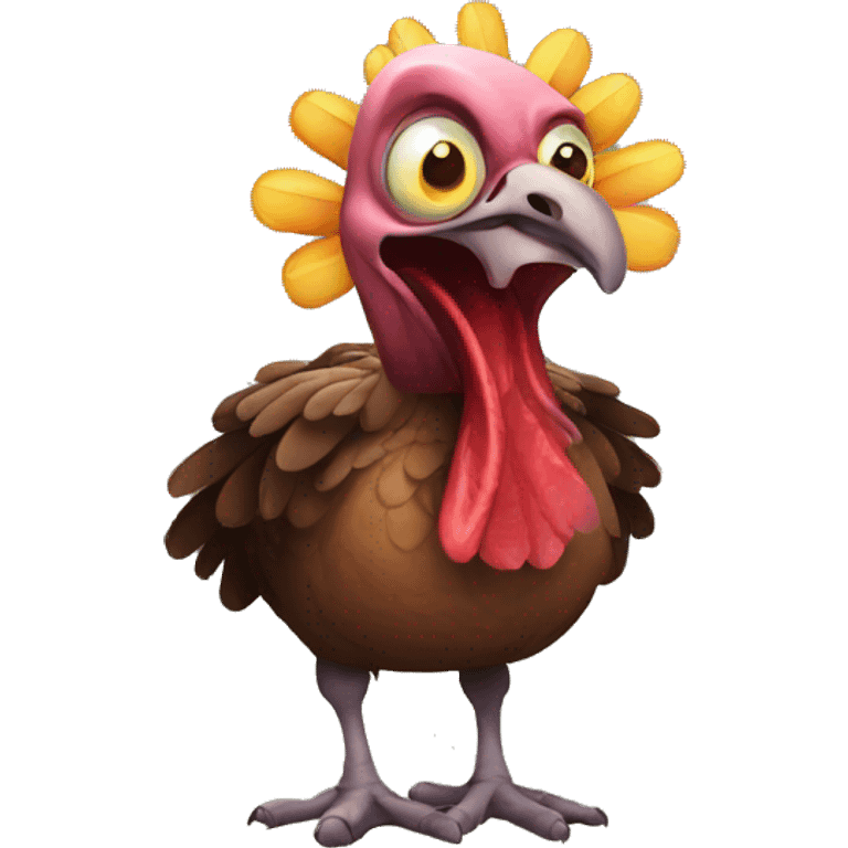 turkey zombie emoji