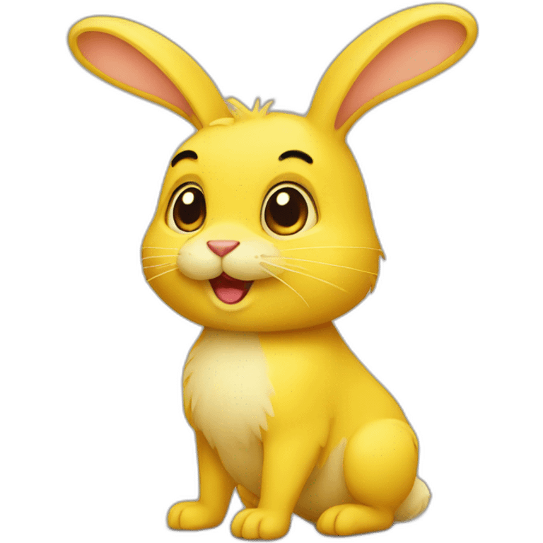 yellow rabbit emoji