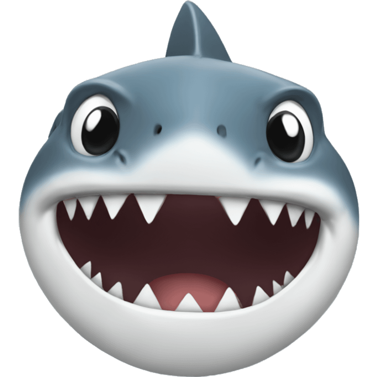 Shark flipping off at someone emoji emoji