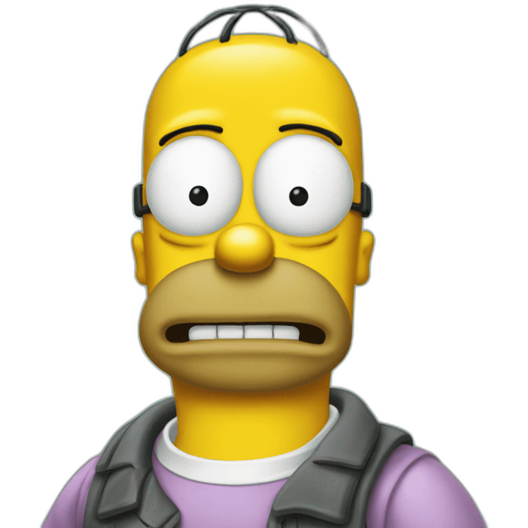 Homer Simpson Amour emoji