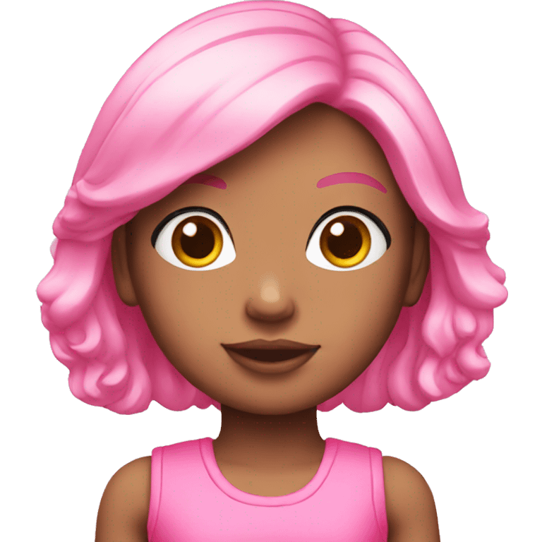 Doll pink emoji