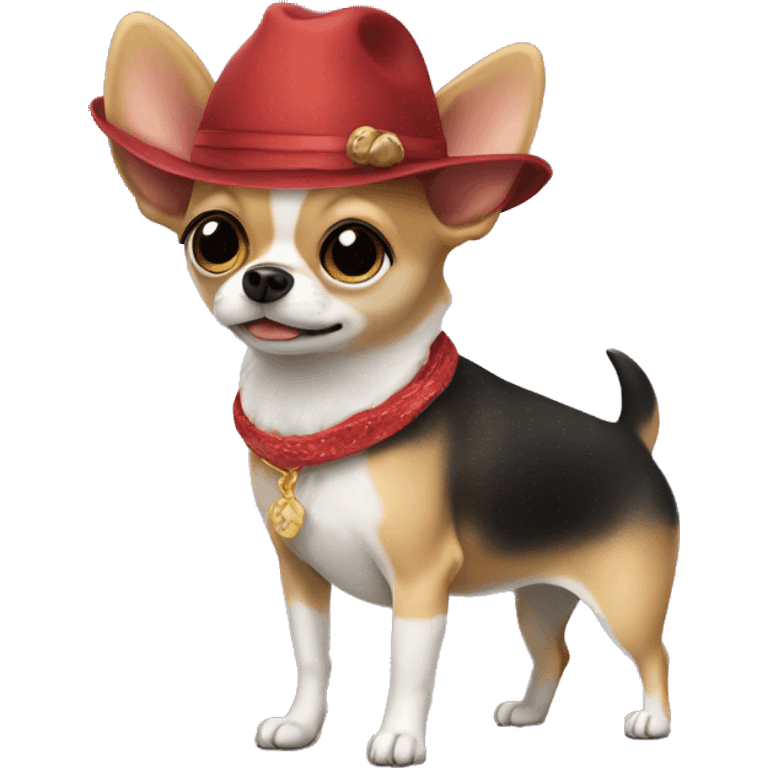 chiwawa with hat emoji