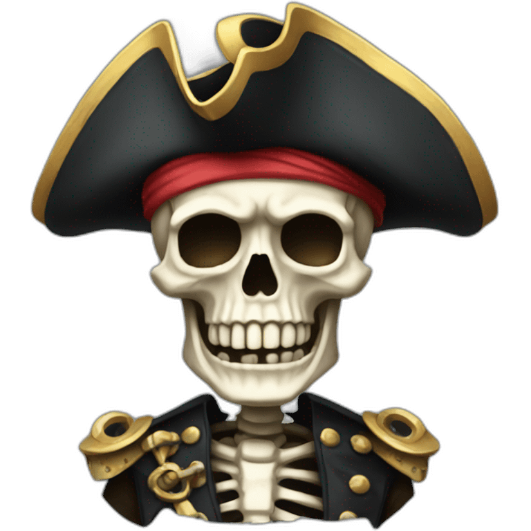 Skeleton pirate emoji