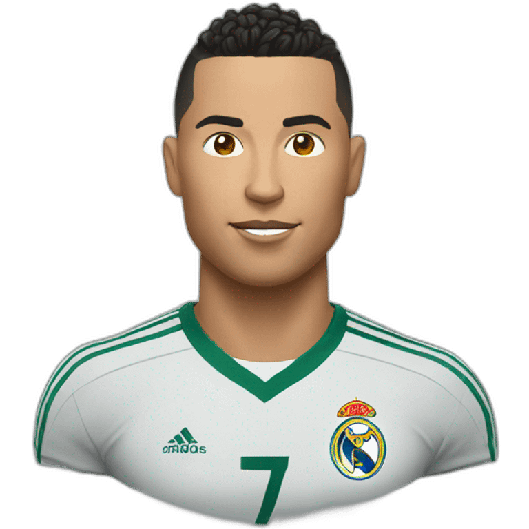 Ronaldo avec une tête d'animal emoji