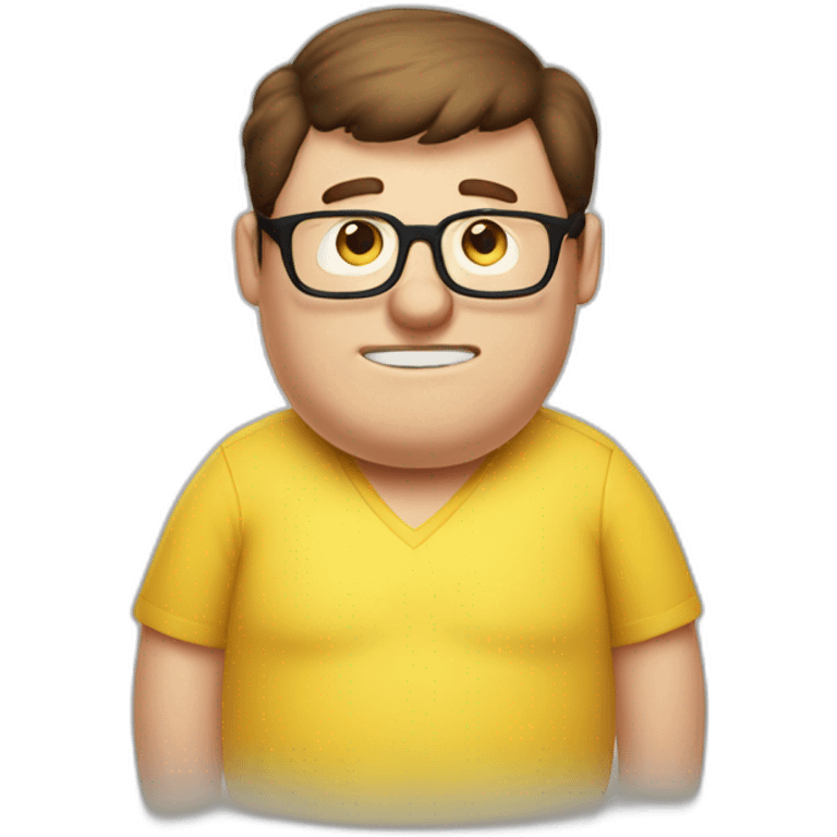 Peter griffin wearing a yellow shirt emoji