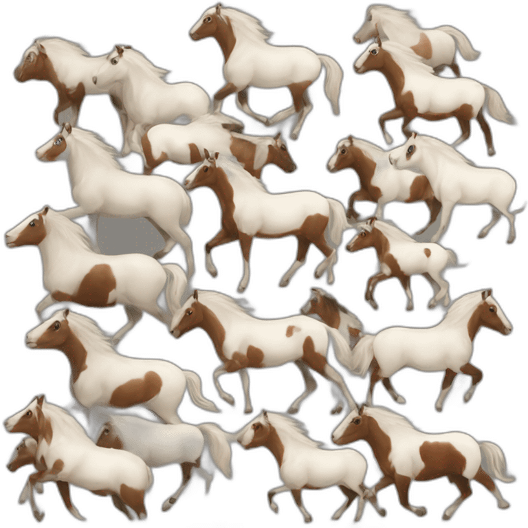 hosr herd at gallop emoji