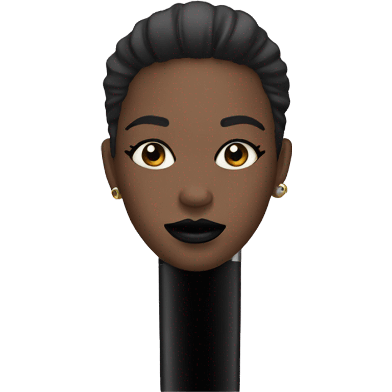 Black lipstick emoji