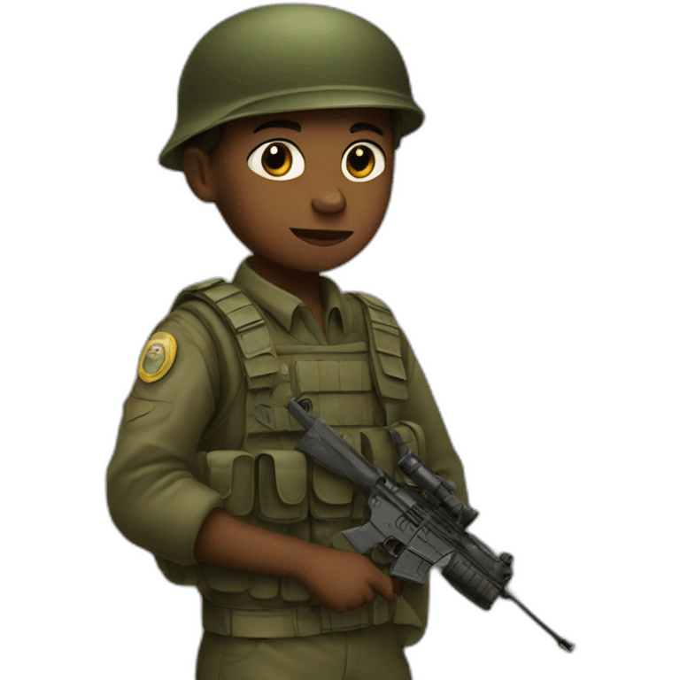 child-soldier emoji