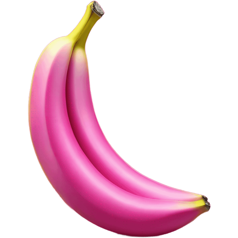 1 Realistic large Hot pink banana with glitter  emoji