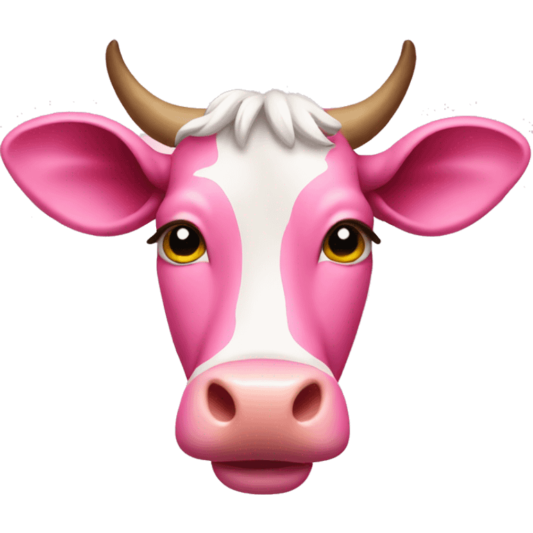 pink cow emoji