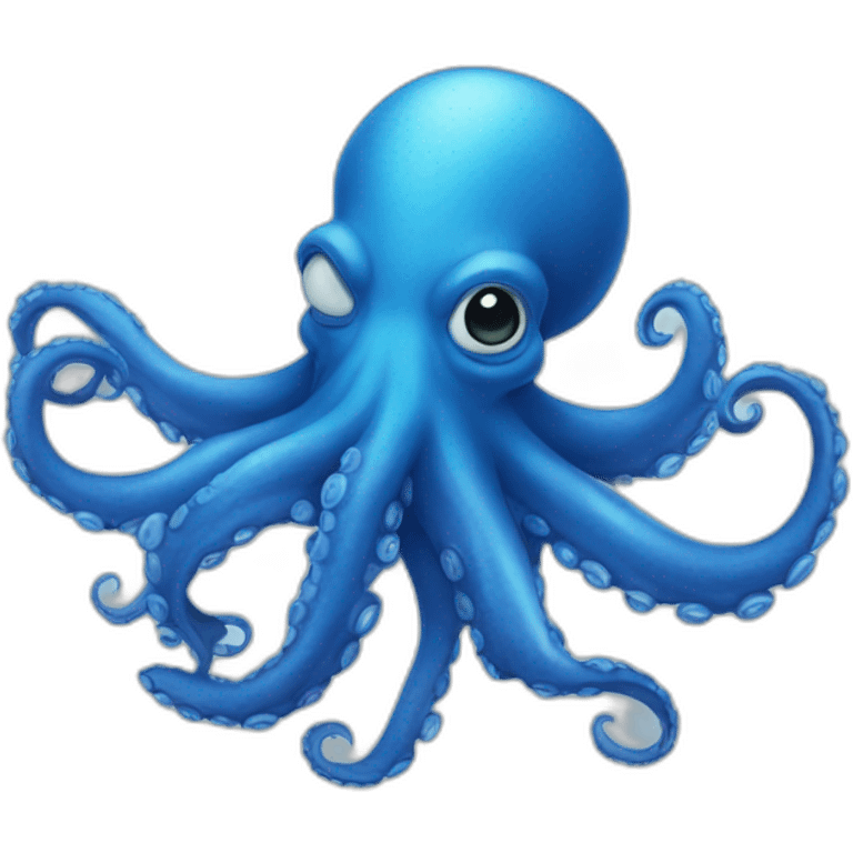 blue octopus emoji