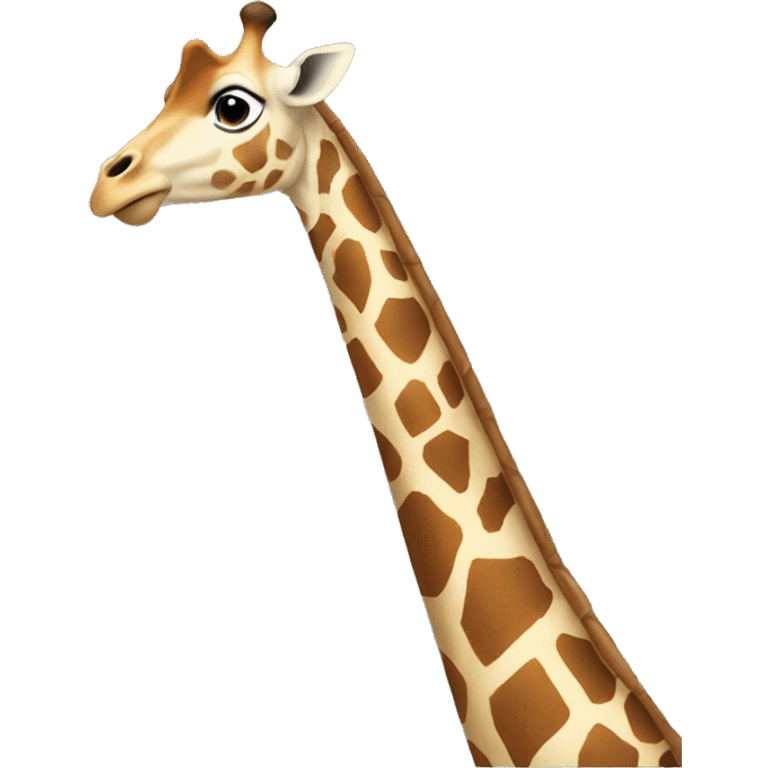 whole, giraffe with short neck emoji