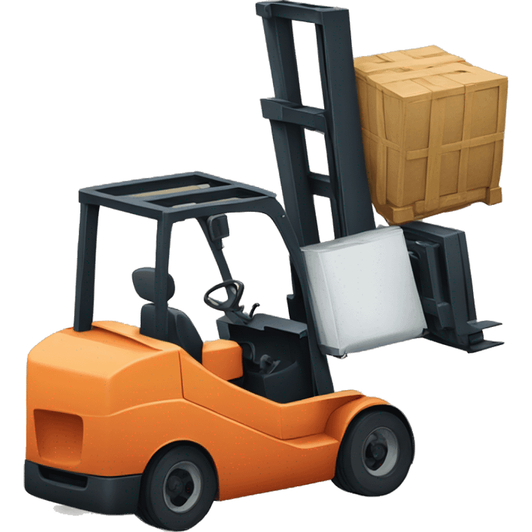 Forklift crash emoji