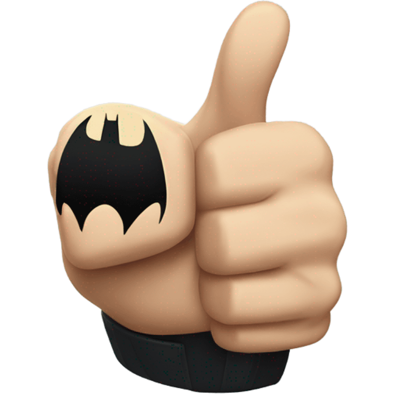 Batman THUMB UP emoji