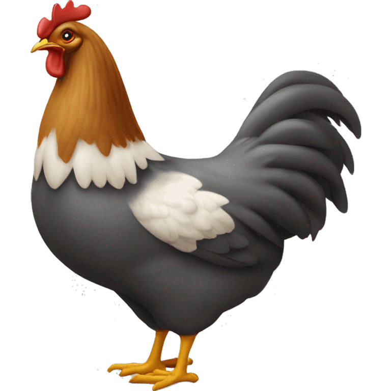 Une poule  emoji