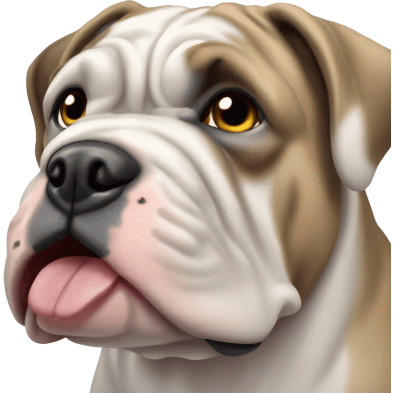 merle olde english bulldog emoji