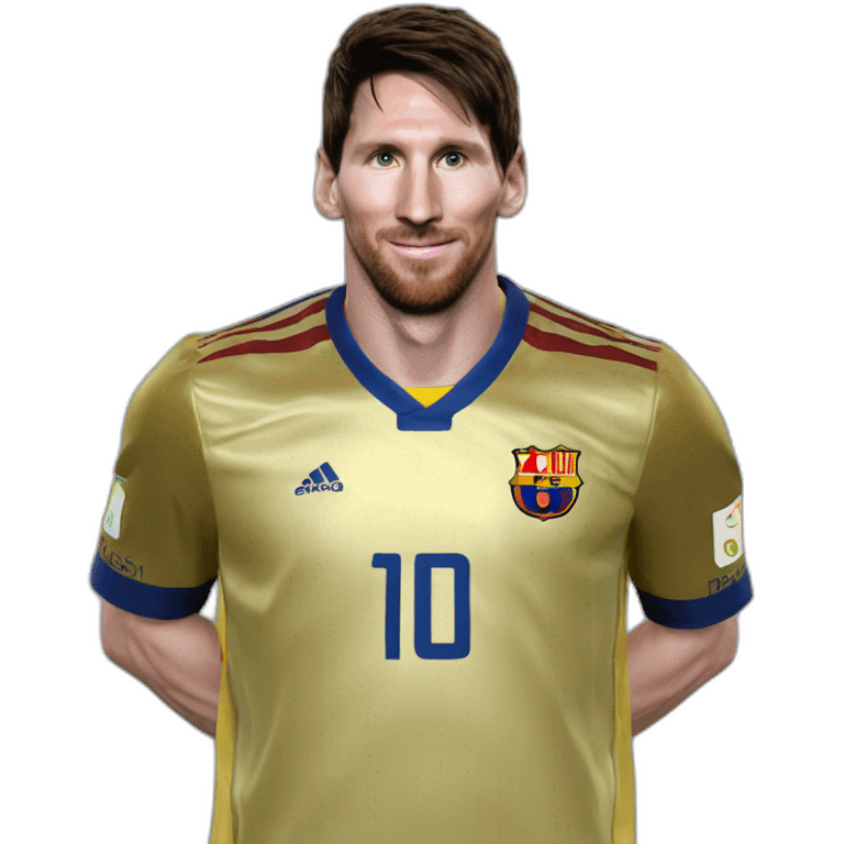 Messi 8 ballon d'or emoji