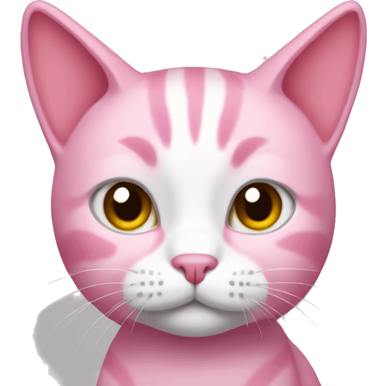 Pink cat  emoji