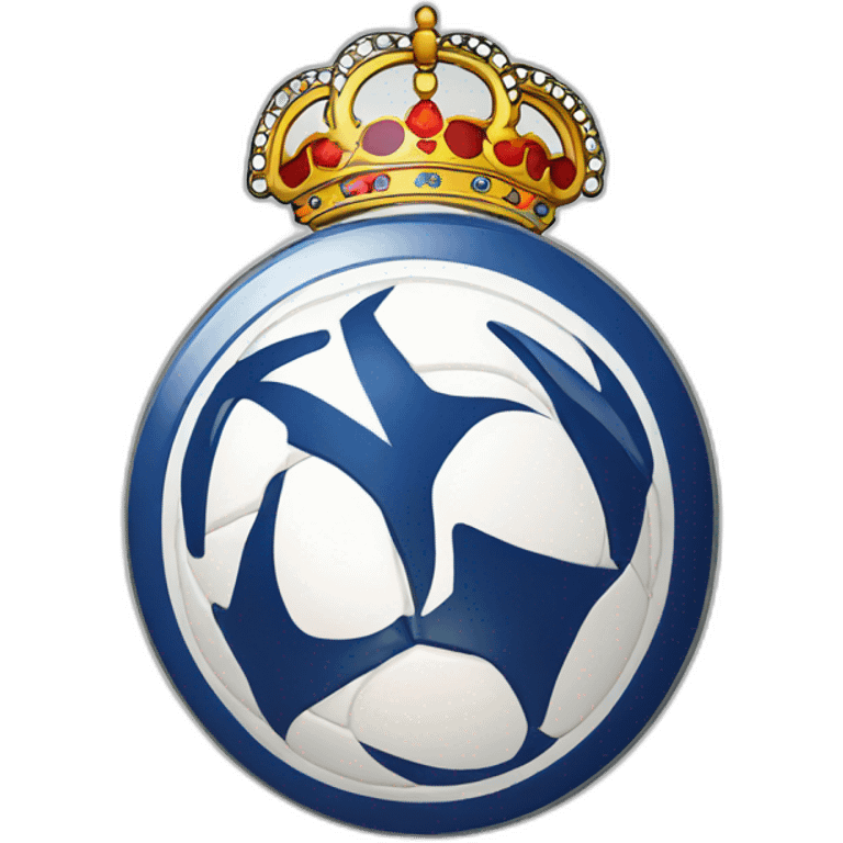 Real Madrid logo football club emoji