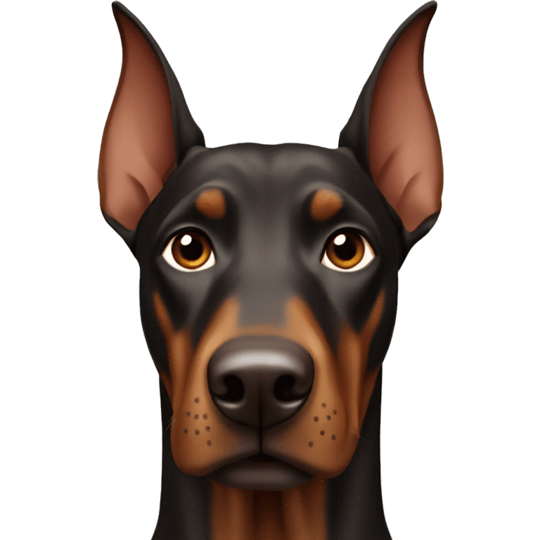 Brown Doberman emoji