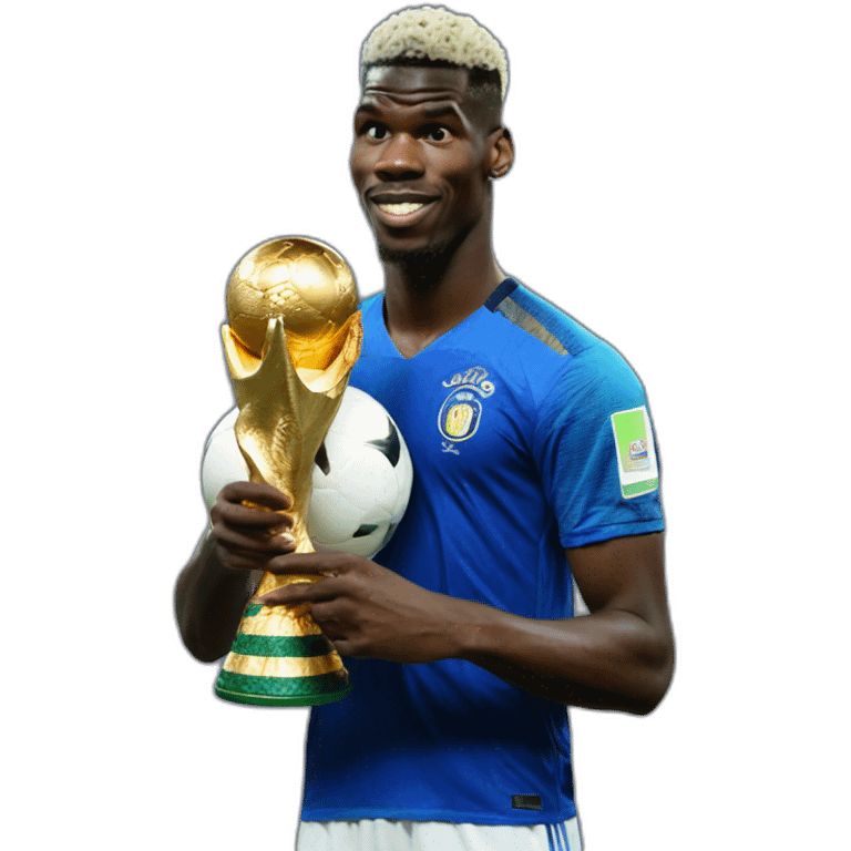 paul pogba with world cup emoji