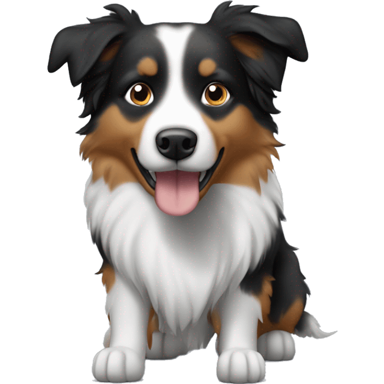 Anvil with Jumping Australian shepherd  emoji