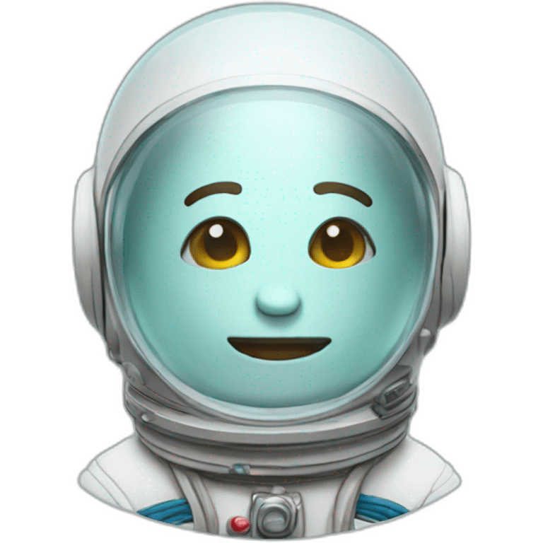 Astronaut glass head emoji