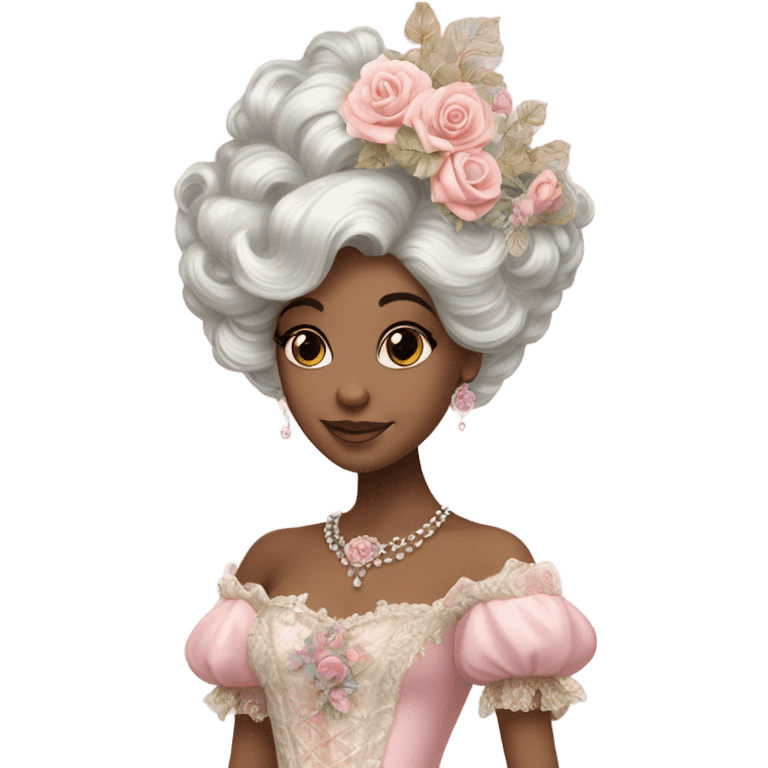 Rococo pink princess emoji