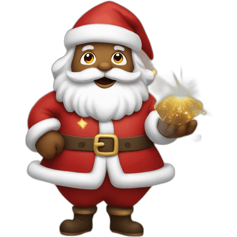 magic santa emoji