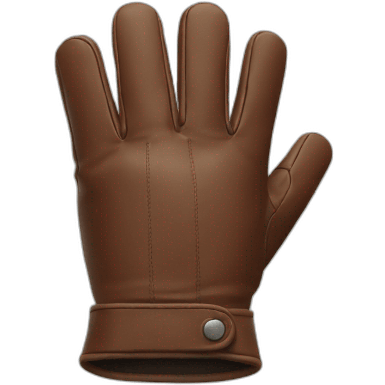 leather gloves emoji