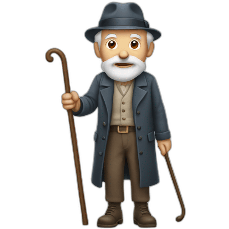 old man with a cane emoji