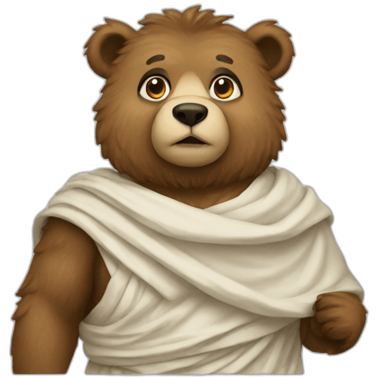 bear in a toga emoji