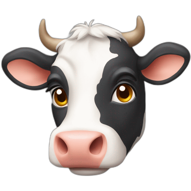 cow headshot emoji emoji