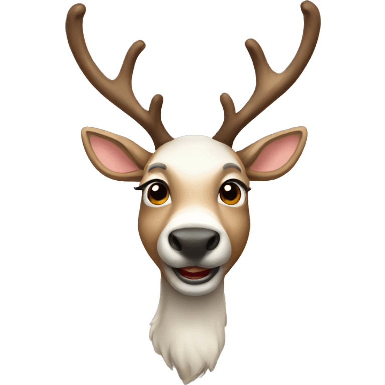 Party reindeer emoji