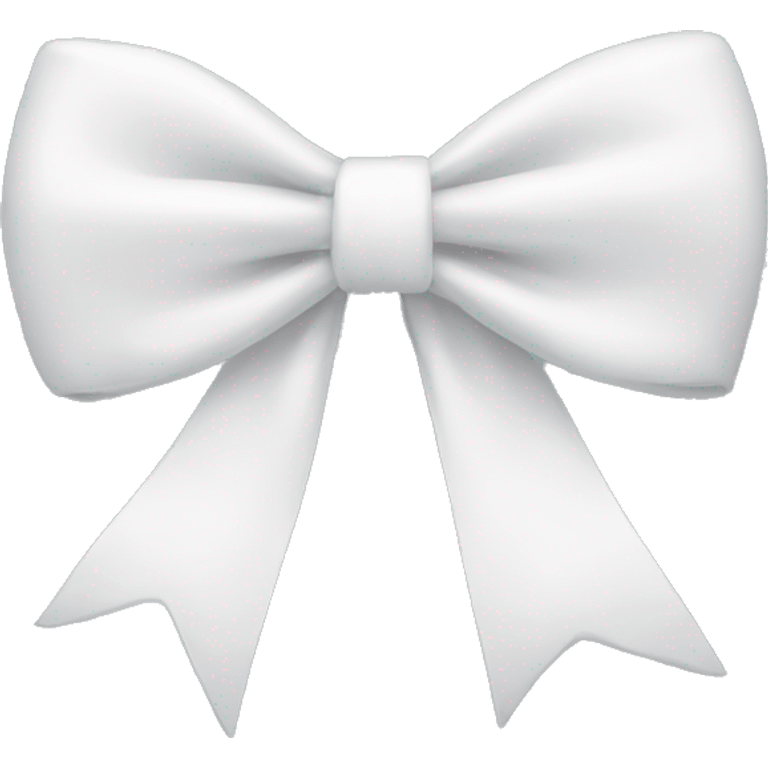 white bow emoji