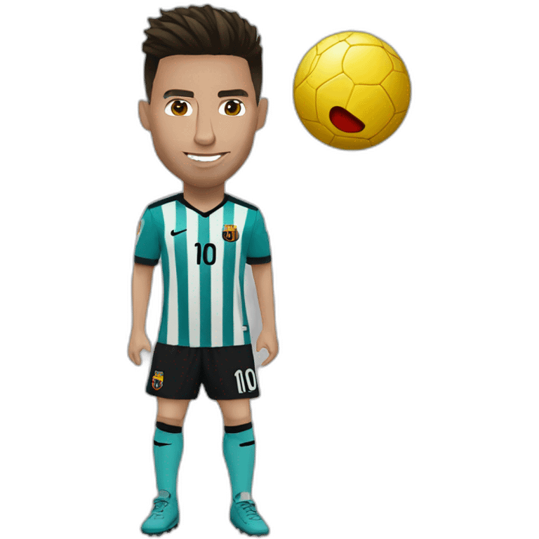 ronaldo love messi emoji