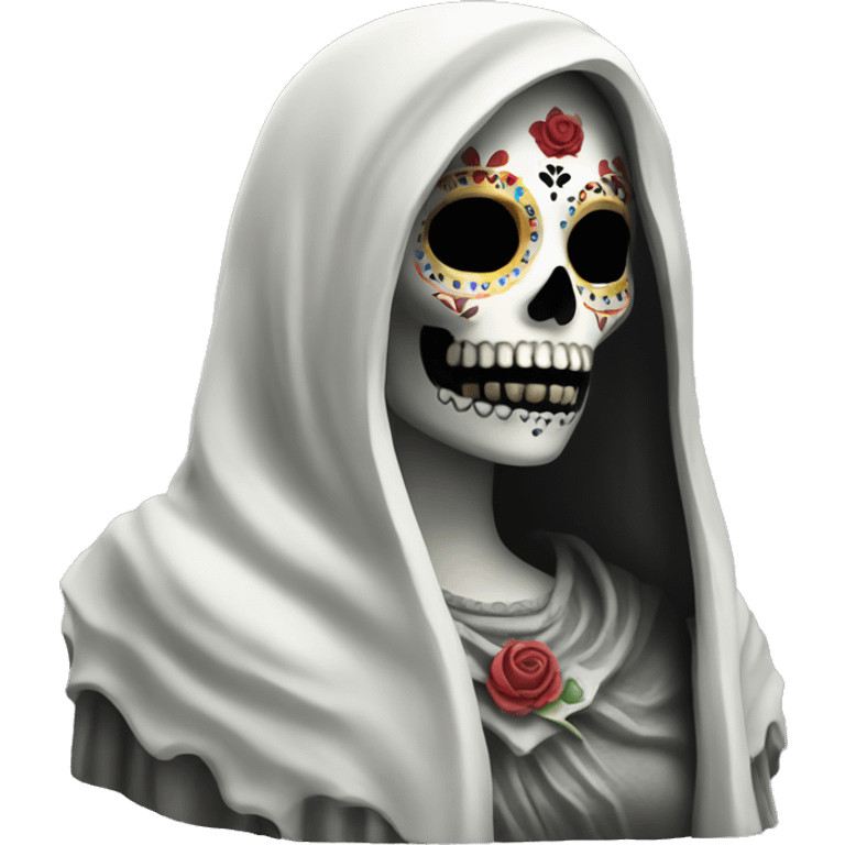 The statue of Santa Muerta, Goddess of Death.  emoji