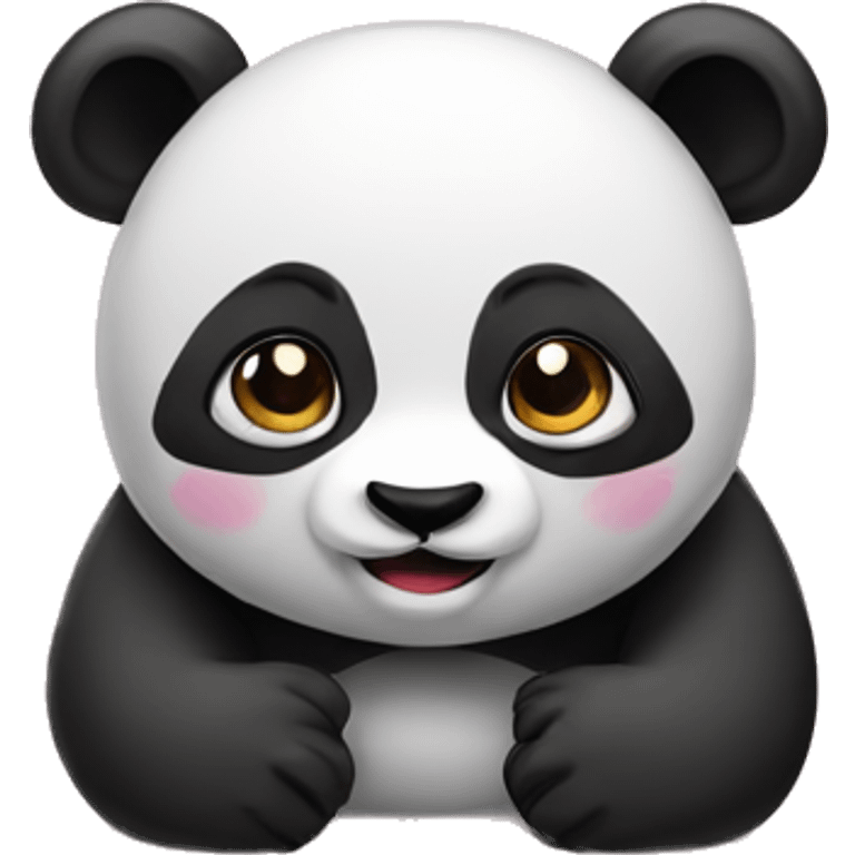 Panda pink emoji emoji