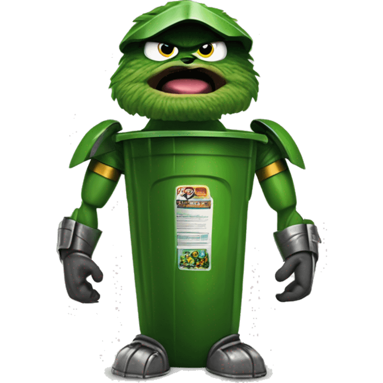 Oscar the Grouch Power Ranger:
Green Grump Ranger
Donning green armor with rugged, trash-inspired details, Oscar uses a trash can shield and a grouchy growl that sends enemies running. He’s strong, stubborn, and fiercely loyal. emoji