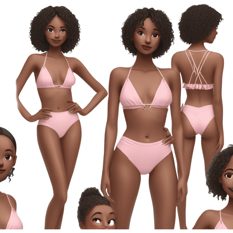 aesthetic pink bikini  emoji