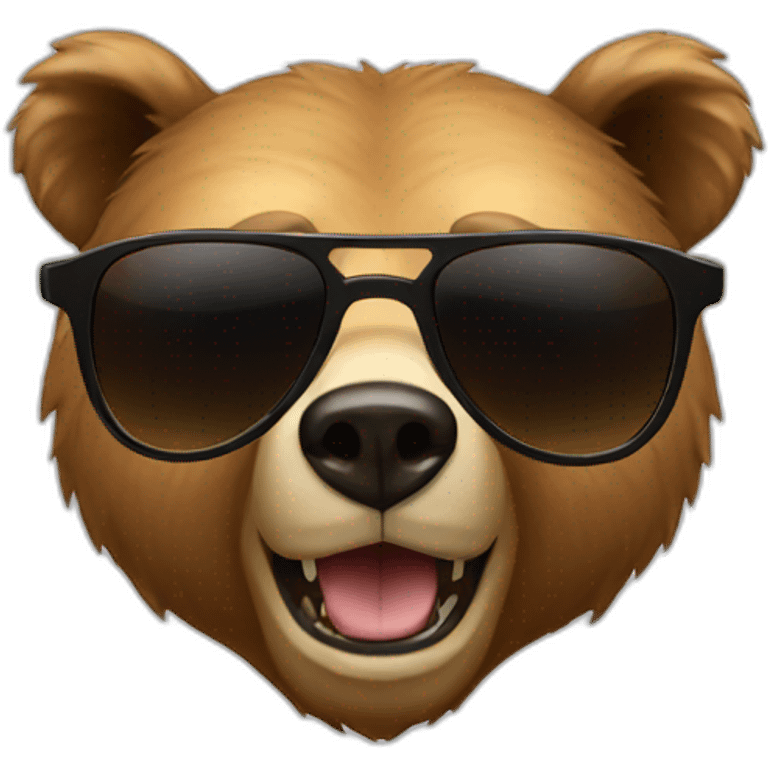 bear sunglasses emoji