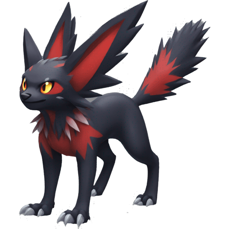 Nargacuga-Litten-Zoroark full body emoji