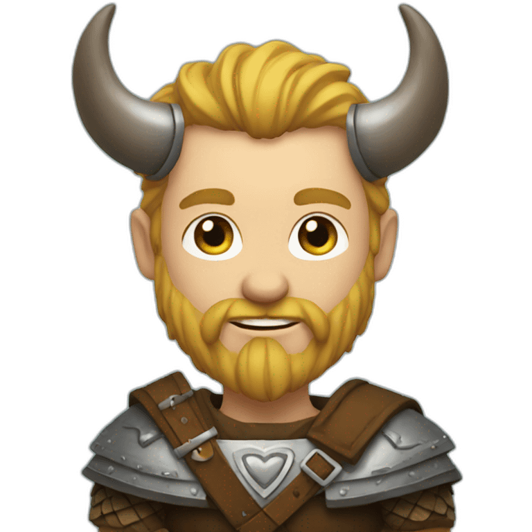 heart viking emoji