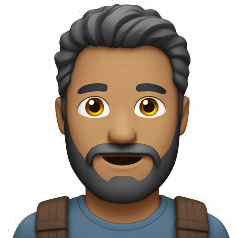 Man with beard emoji